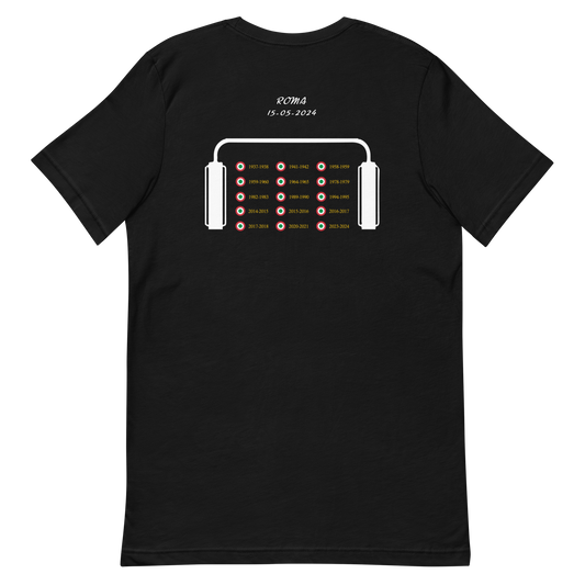 15th Italian Cup Tee Black Unisex