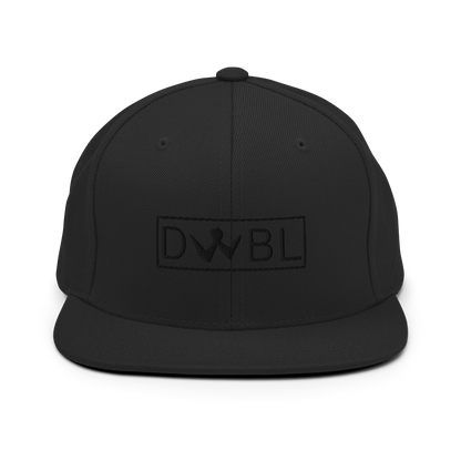 Snapback "DWBL" Black Logo Unisex