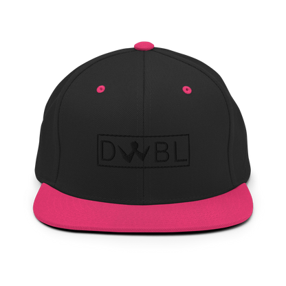 Snapback "DWBL" Black Logo Unisex