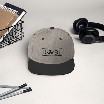 Snapback "DWBL" Black Logo Unisex