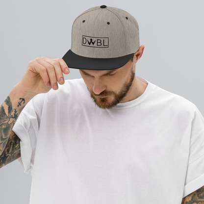 Snapback "DWBL" Black Logo Unisex