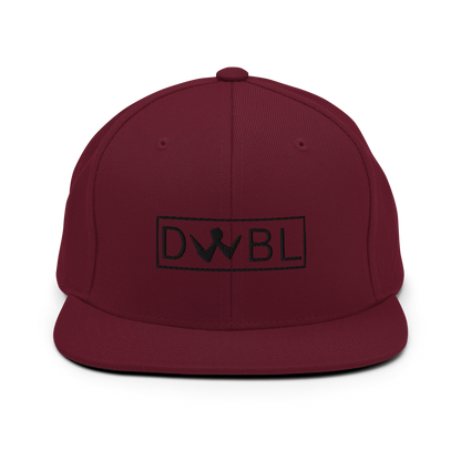 Snapback "DWBL" Black Logo Unisex