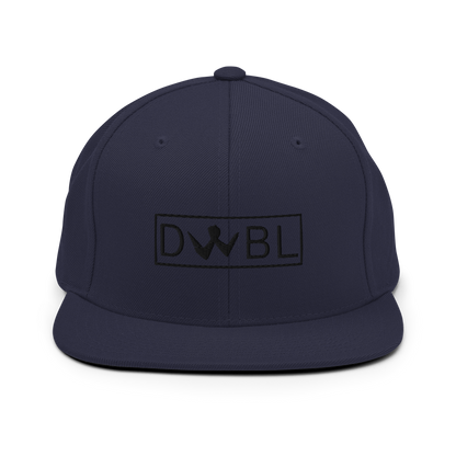Snapback "DWBL" Black Logo Unisex