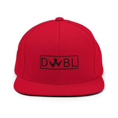 Snapback "DWBL" Black Logo Unisex