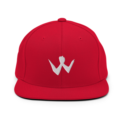 Snapback "W" White Logo Unisex