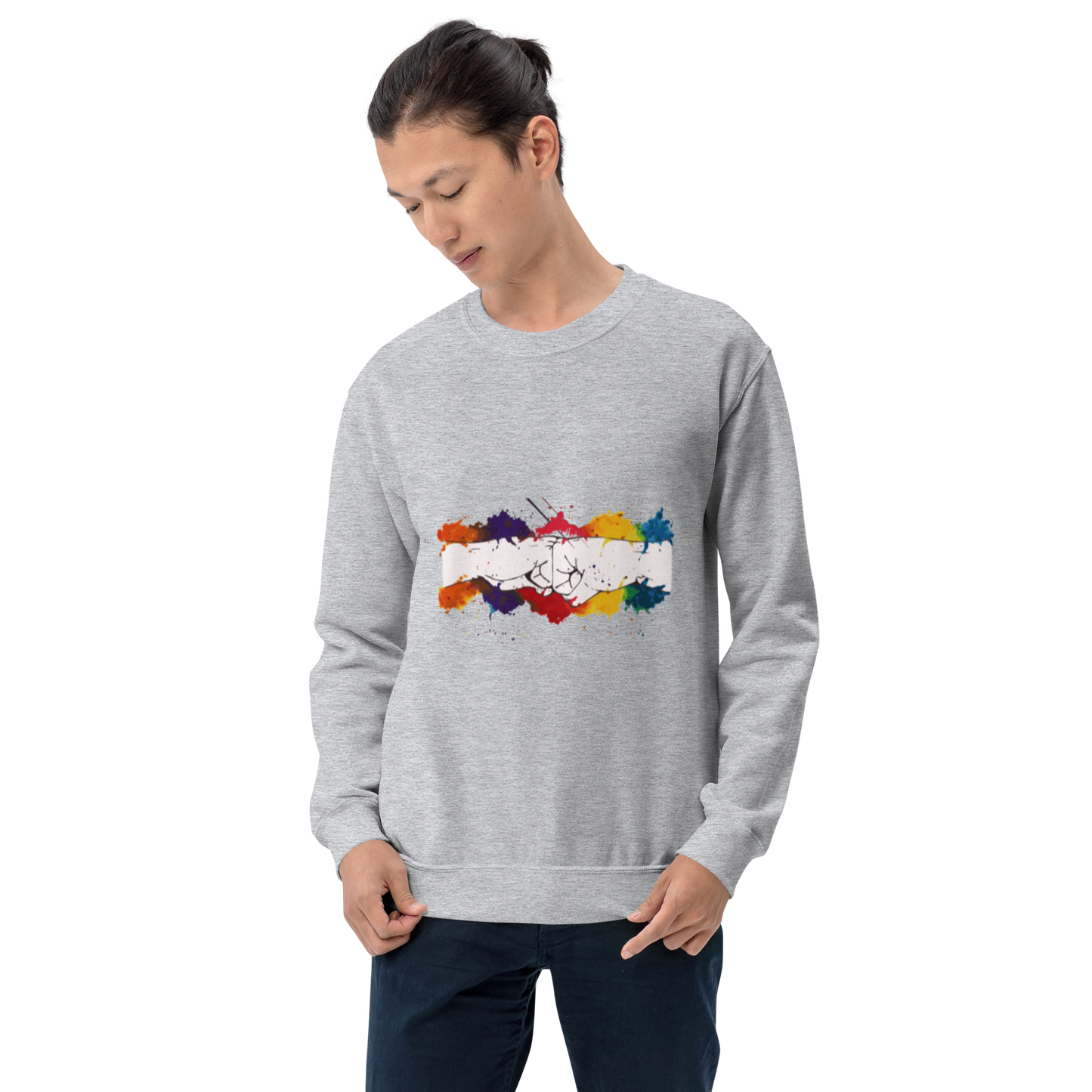 Brotherhood Sweatshirt Fist Bump Unisex