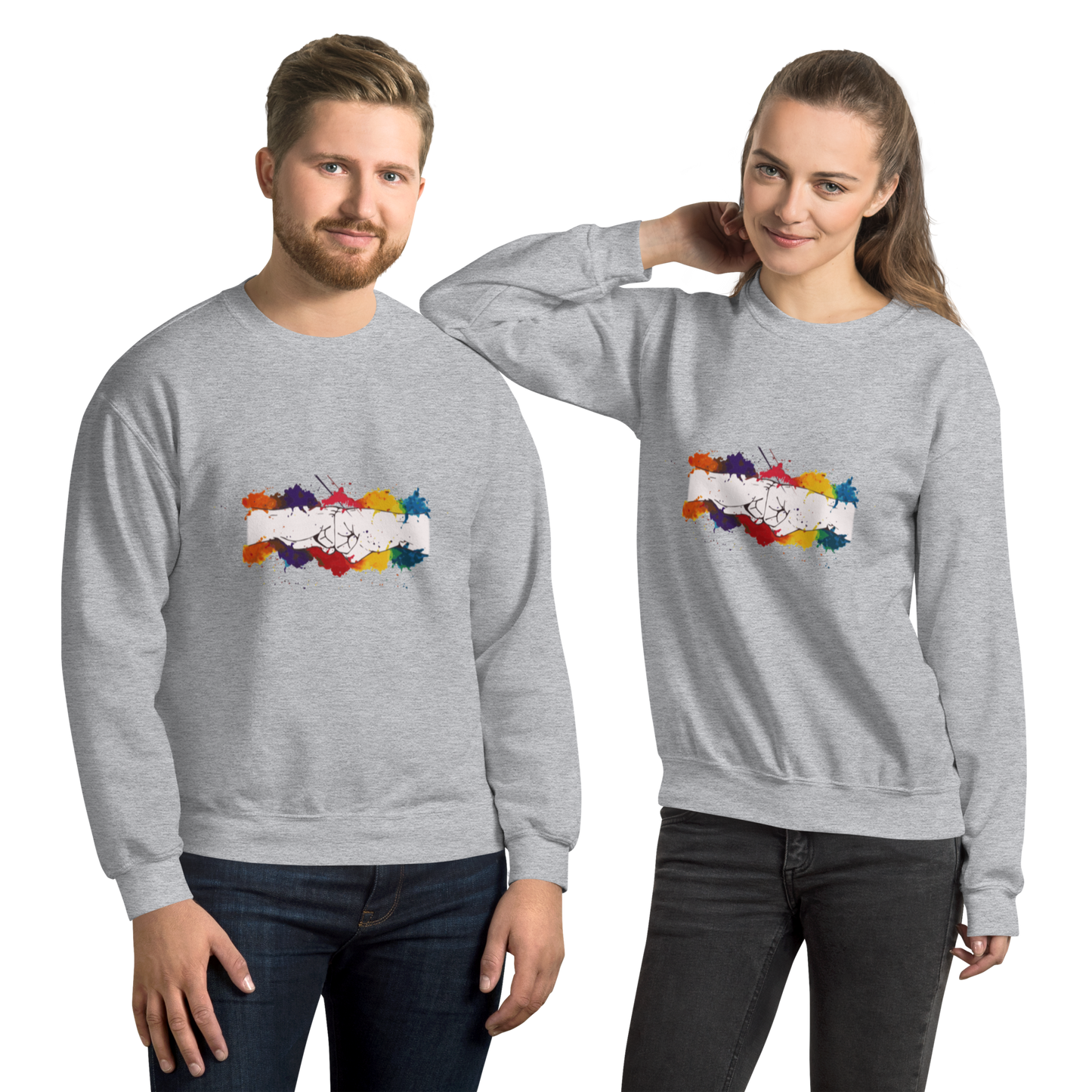 Brotherhood Sweatshirt Fist Bump Unisex