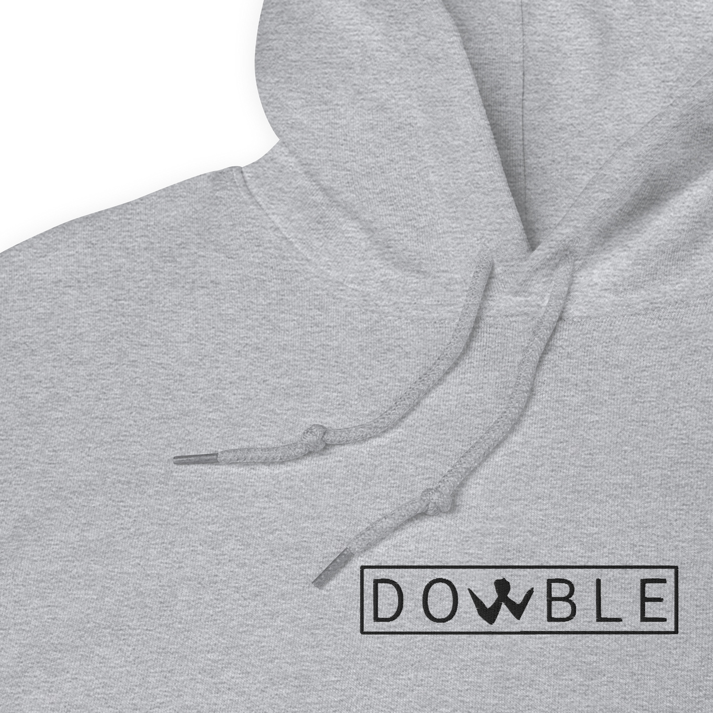 Brotherhood Hoodie "DOWBLE" Black Logo Ricamo Unisex